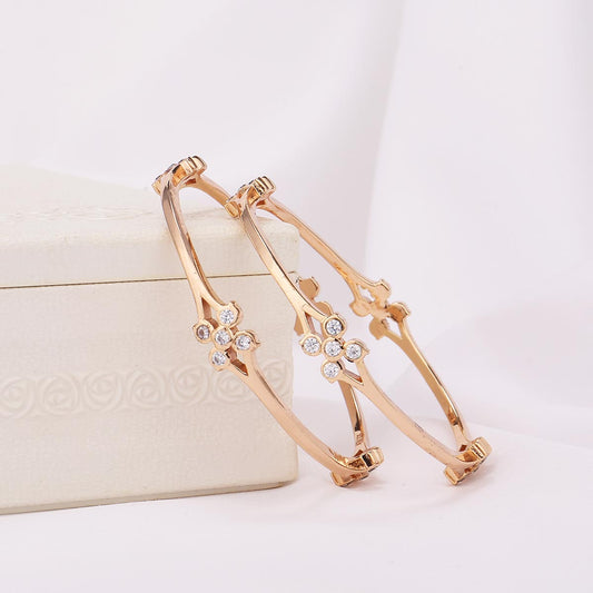 Ekisha Diamond Design Pair Bangle