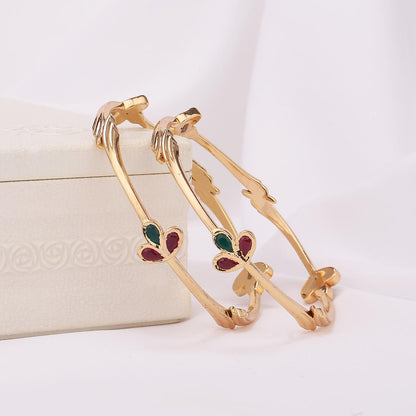 Joshika Diamond Design Pair Bangle