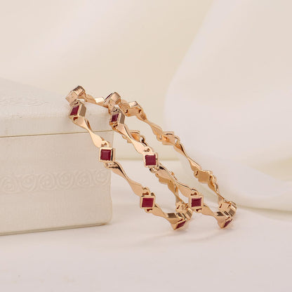 Harini Diamond Design Pair Bangle