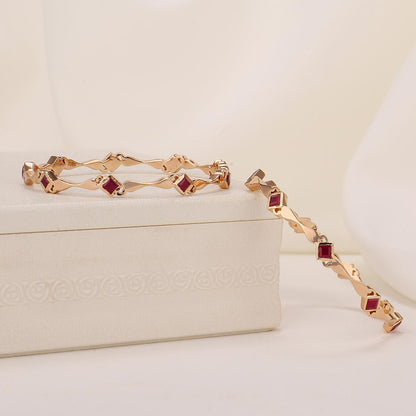 Harini Diamond Design Pair Bangle