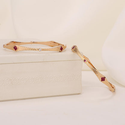 Aanya Diamond Design Pair Bangle