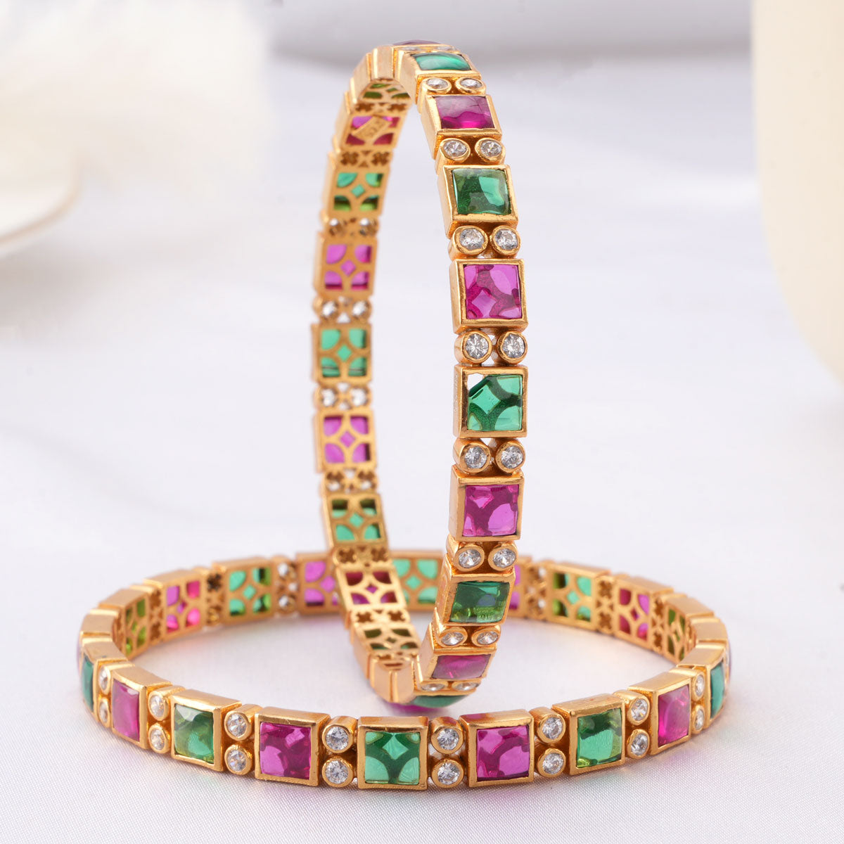 Rishikha Stone Pair Bangle