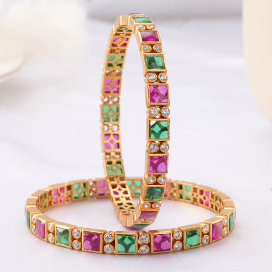 Rishikha Stone Pair Bangle