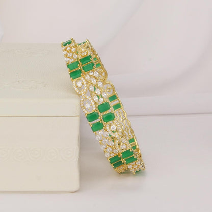 Cyntherin Stone Pair Bangle