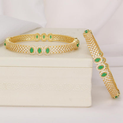 Nethra Stone Pair Bangle