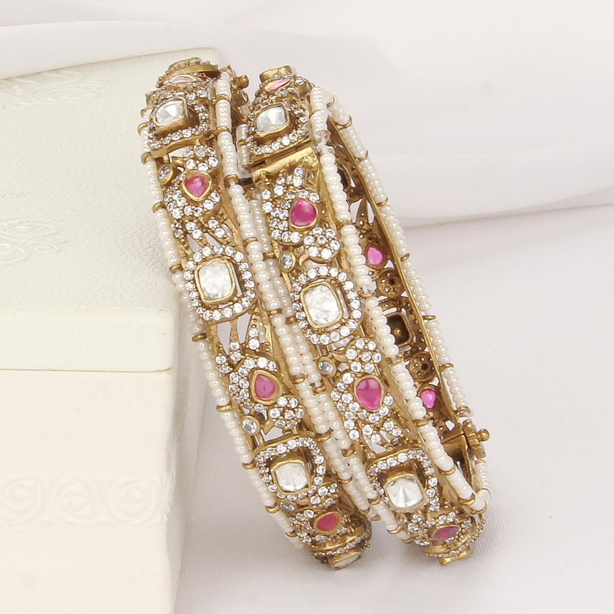 Gleaming Victorian Pair Bangles