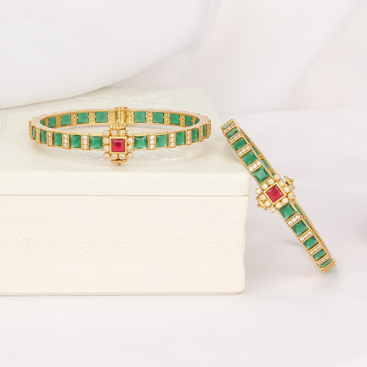 Miraya Stone Pair Bangle