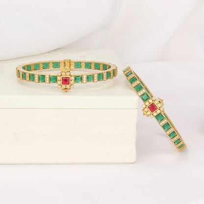 Miraya Stone Pair Bangle