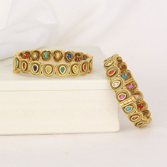 Multi Charm Nagas Pair Bangles