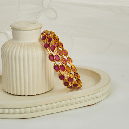 Trinaya Stone Pair Bangle