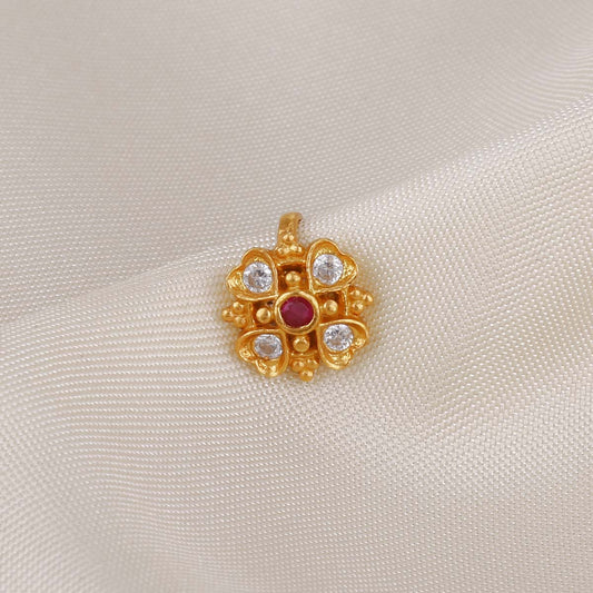 Nila Stone Nose Pin