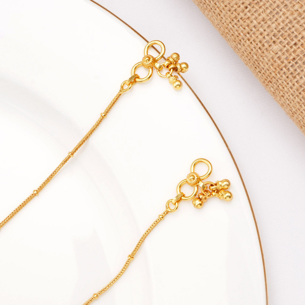 Nivikitha Kundan Anklet