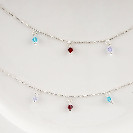 Sparkling Colour Anklets