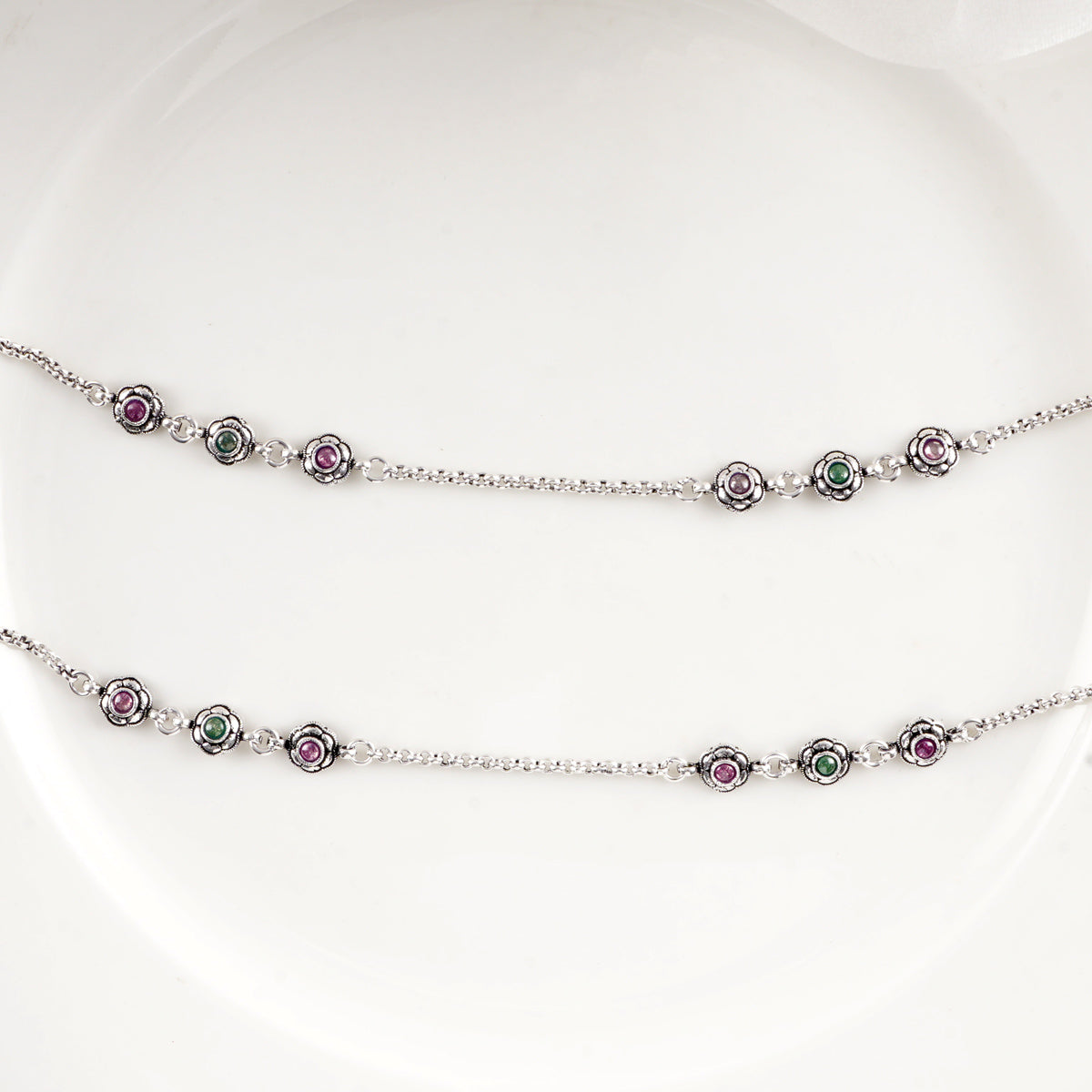 Triyona Anklets