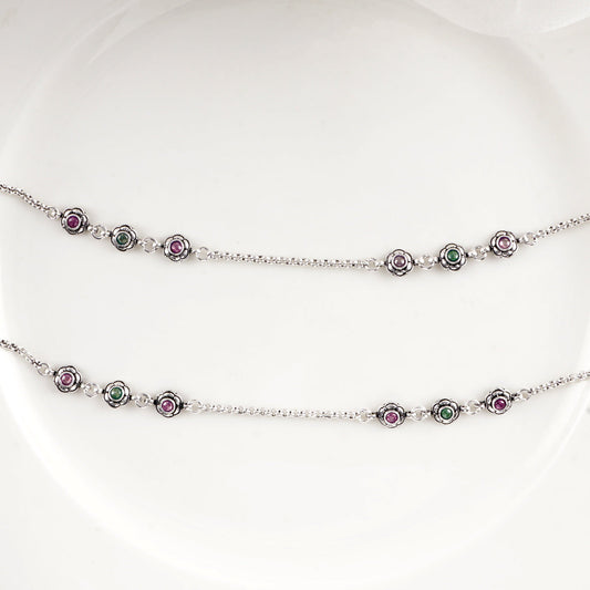 Triyona Anklets