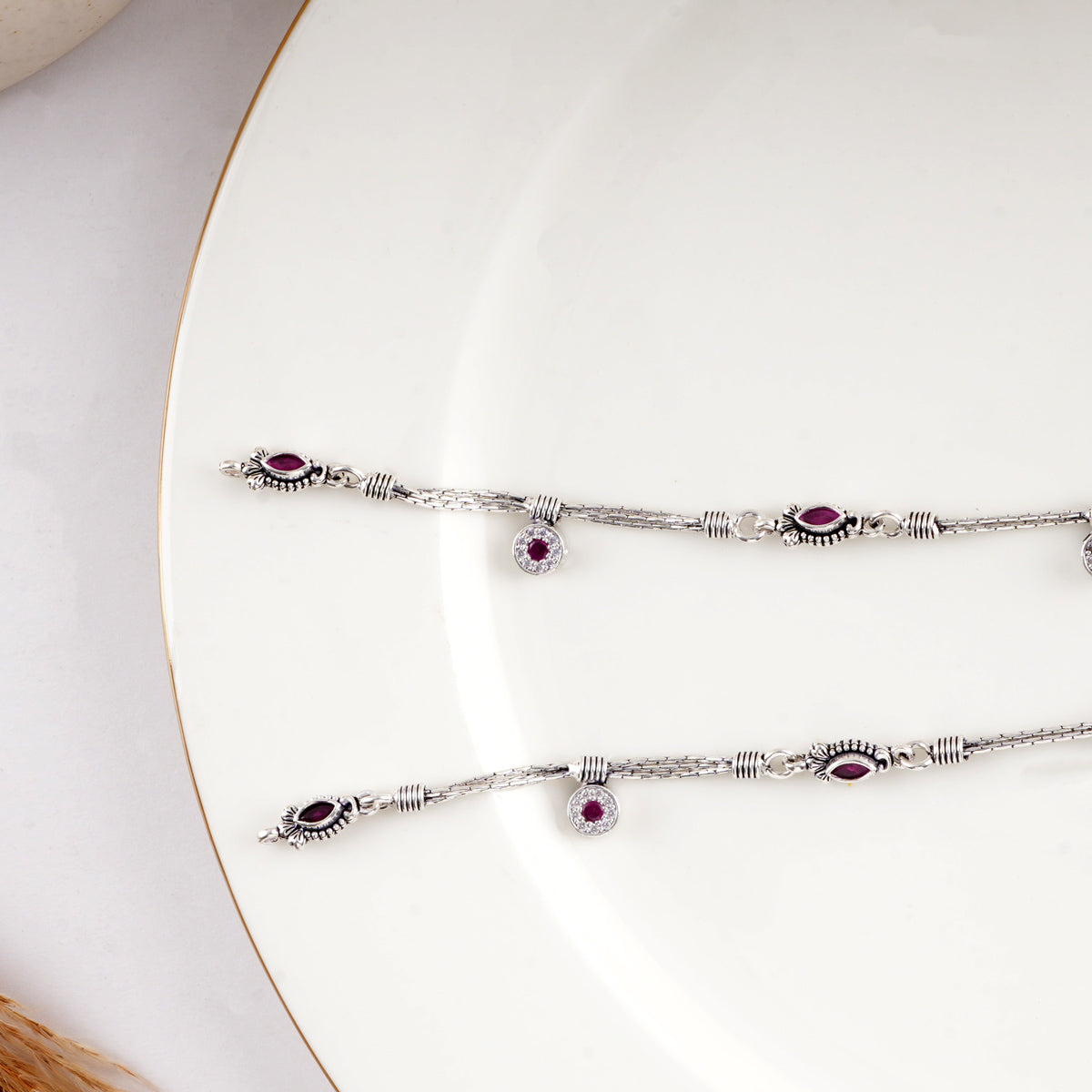 Yalina Anklets