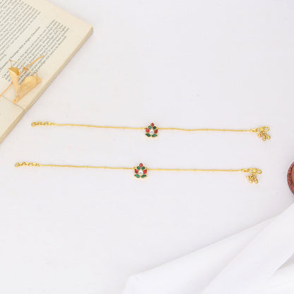 Lyla  Kundan Anklet