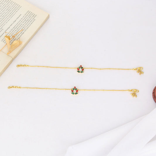 Lyla  Kundan Anklet