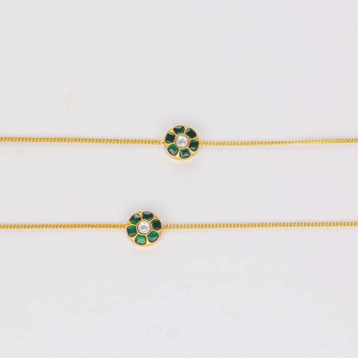 Jhanvika  Kundan Anklet
