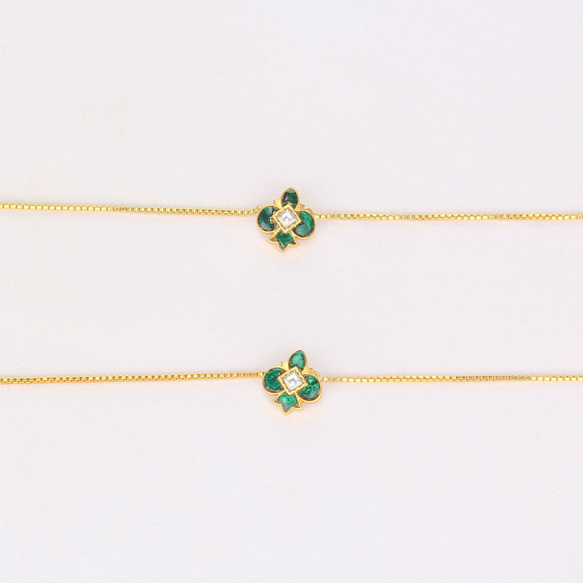 Yatika Kundan Anklet