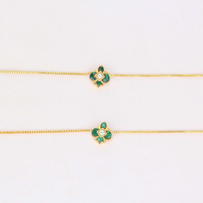 Yatika Kundan Anklet