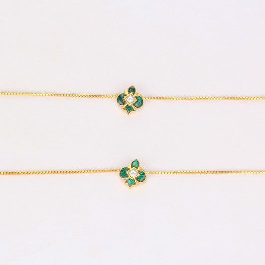 Yatika Kundan Anklet