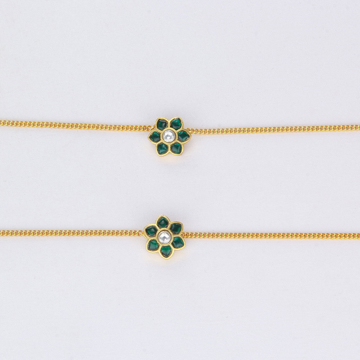 Thiya Kundan Anklet