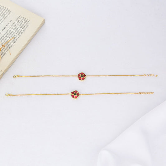 Khashvi Kundan Anklet