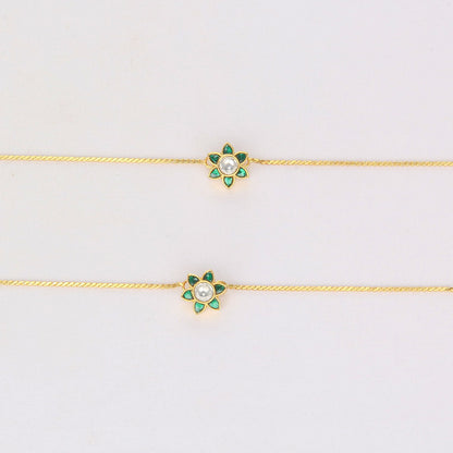 Kashvi Kundan Anklet