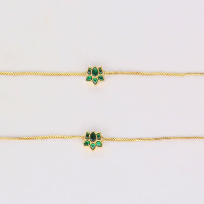 Aisha Kundan Anklet