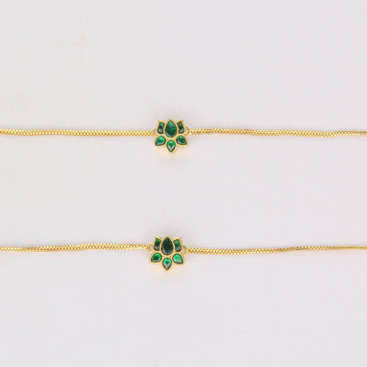 Aisha Kundan Anklet
