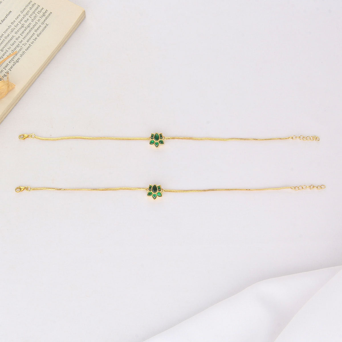 Aisha Kundan Anklet