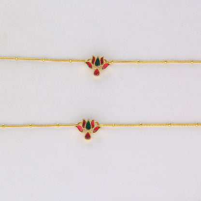 Advika Kundan Anklet