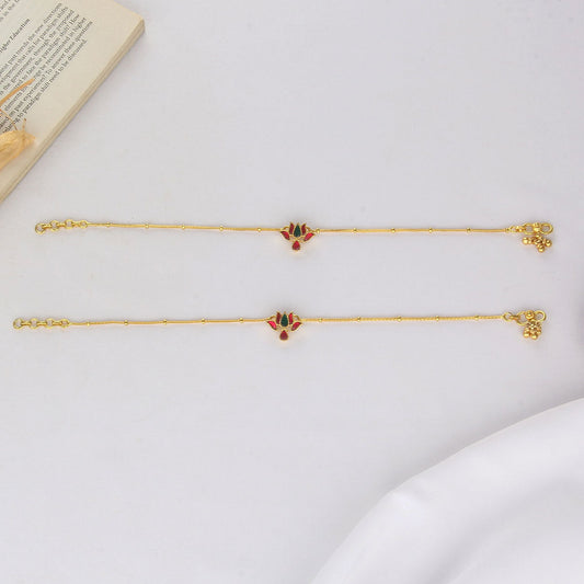 Advika Kundan Anklet