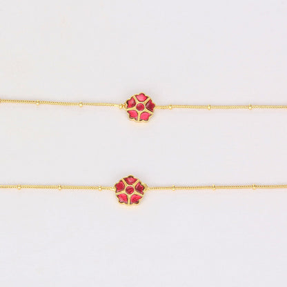 Kavinka Kundan Anklet