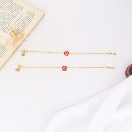 Kavinka Kundan Anklet