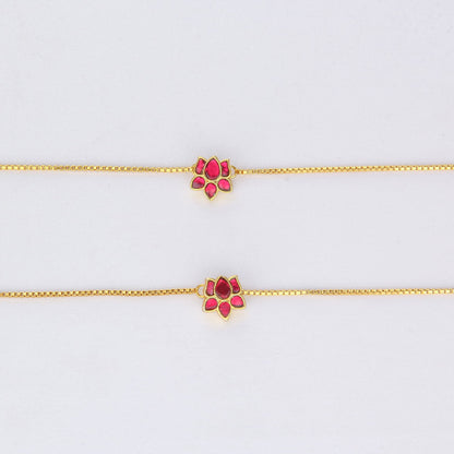 Aasha Kundan Anklet