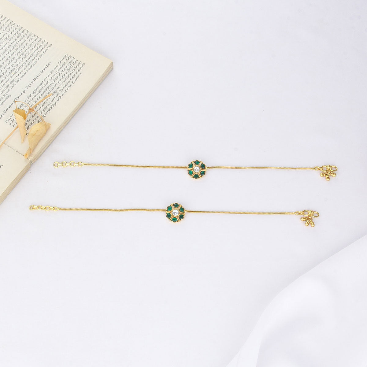 Envika Kundan Anklet