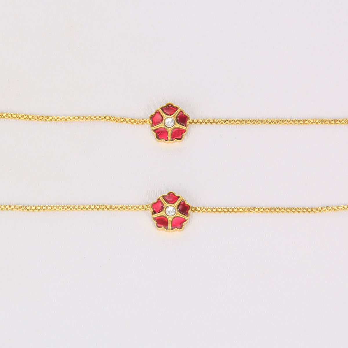 Laura Kundan Anklet