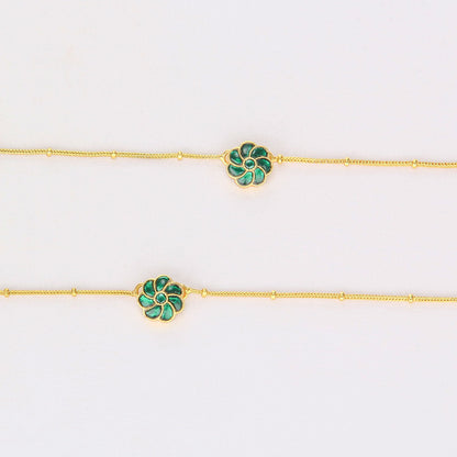 Amika Kundan Anklet