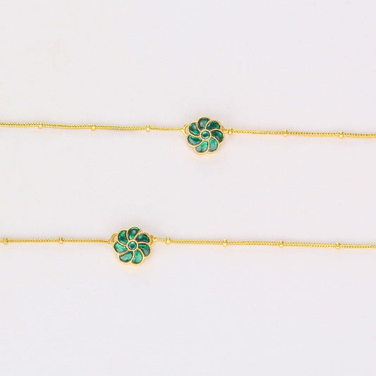 Amika Kundan Anklet