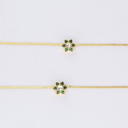 Rashika Kundan Anklet