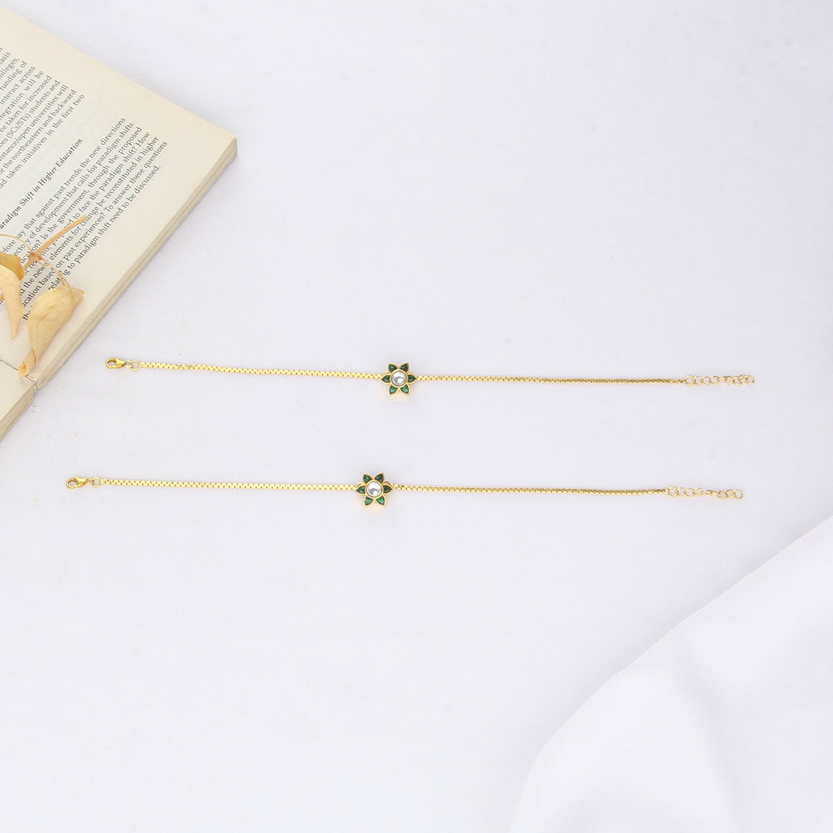 Rashika Kundan Anklet
