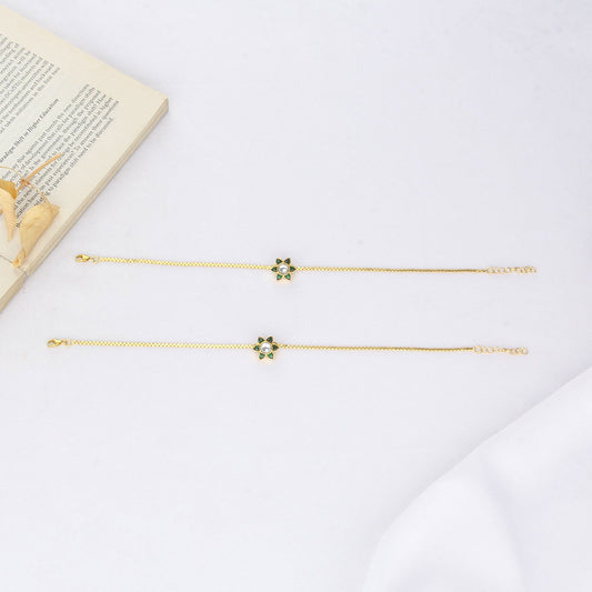 Rashika Kundan Anklet