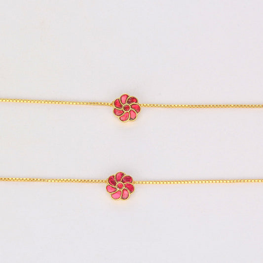 Arkitha Kundan Anklet