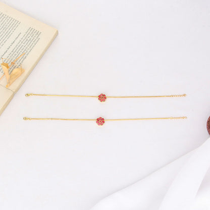 Arkitha Kundan Anklet
