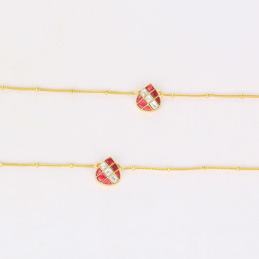 Saanvi Kundan Anklet