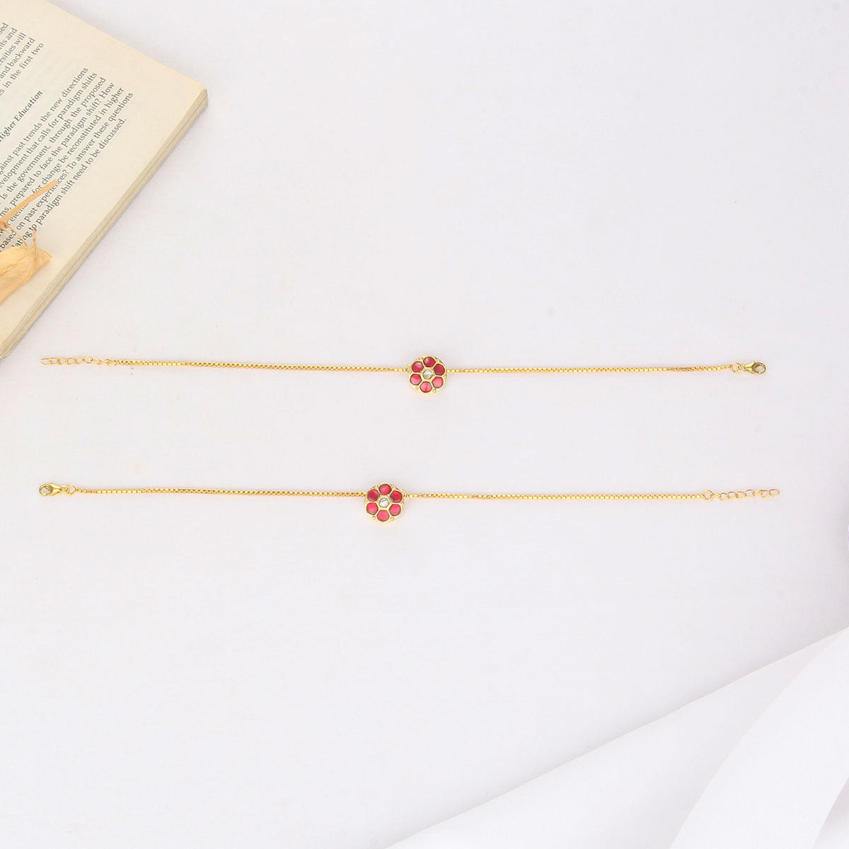 Thaija Kundan Anklet