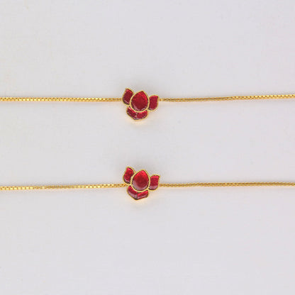 Pritha Kundan Anklet