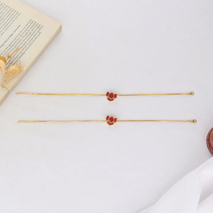 Pritha Kundan Anklet